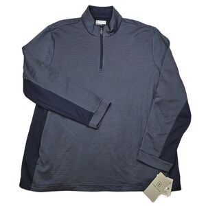 PGA TOUR Thermal 1/4 Zip Golf Pullover‎ Mens 2XL Gray Soft & Warm $75 NEW